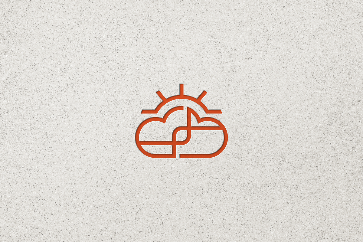 Minimalist Cloud Sun Logo, a Branding & Logo Template by Luxury Logos (Photo 4 of 4)