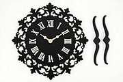 Vintage Wall Clock Victorian design, an Illustration by Amazin_art (Thumbnail 7 of 21)