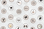 Instagram Boho Highlight Covers, a Social Media Template by PittaFinePrint (Thumbnail 4 of 6)