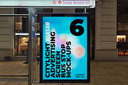 Warsaw Bus Stop Ad Screen Set 2, an Advertising Mockup by Graphic Shelter (Thumbnail 8 of 10)