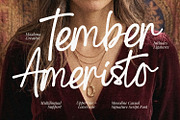 Tember Ameristo Casual Signature, a Script Font by Maulana Creative (Thumbnail 1 of 7)