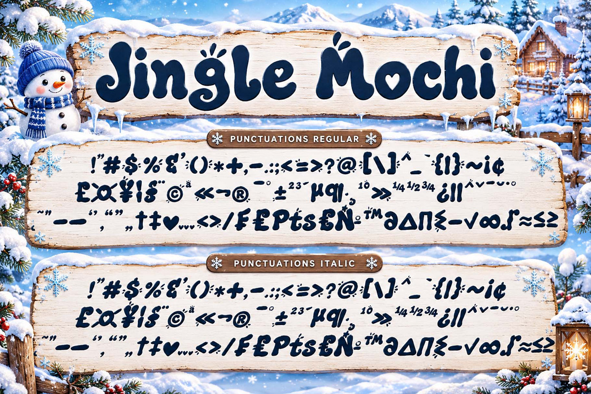 Jingle Mochi, a Handwritten Font by Yoga Letter (Photo 8 of 9)