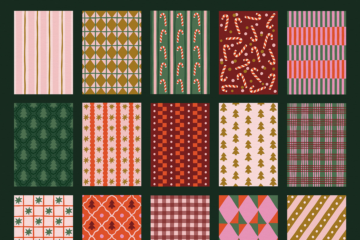 Merry Season - Frames & Backgrounds, an Object Graphic by ArtFM (Photo 7 of 12)