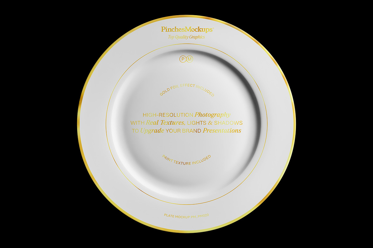 Plate Mockup PMPL24, a Cups & Container Mockup by PinchesMockups© (Photo 3 of 4)