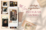 Vintage Instagram Stories, a Social Media Template by Scarlet Heath Art (Thumbnail 1 of 7)