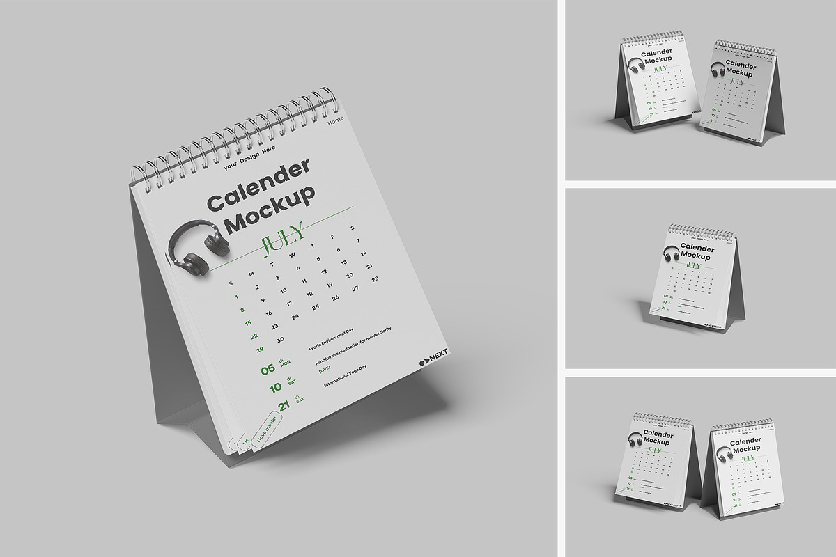 Calendar Mockup, a Merchandise Mockup by seramoe (Photo 1 of 5)