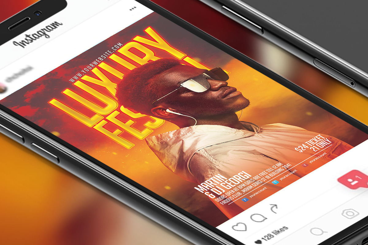 Luxury Festival Flyer, a Flyer Template by bunebx (Photo 4 of 4)