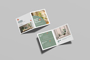 Square Bifold Brochure Mockup, an Advertising Mockup by graphicsecond (Thumbnail 3 of 7)
