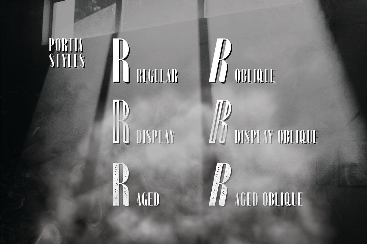 Portia | Film Noir Inspired Font preview 2