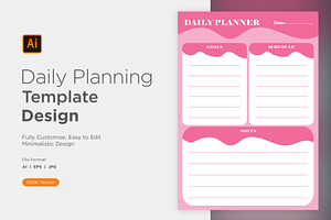 Daily Planner Sheet Design -27