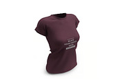 Woman Shirt Mockup Template Set, a Shirt Mockup by DesignRushMarket (Thumbnail 11 of 11)
