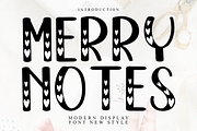 Merry Notes, a Serif Font by FreshTypeINK (Thumbnail 1 of 8)