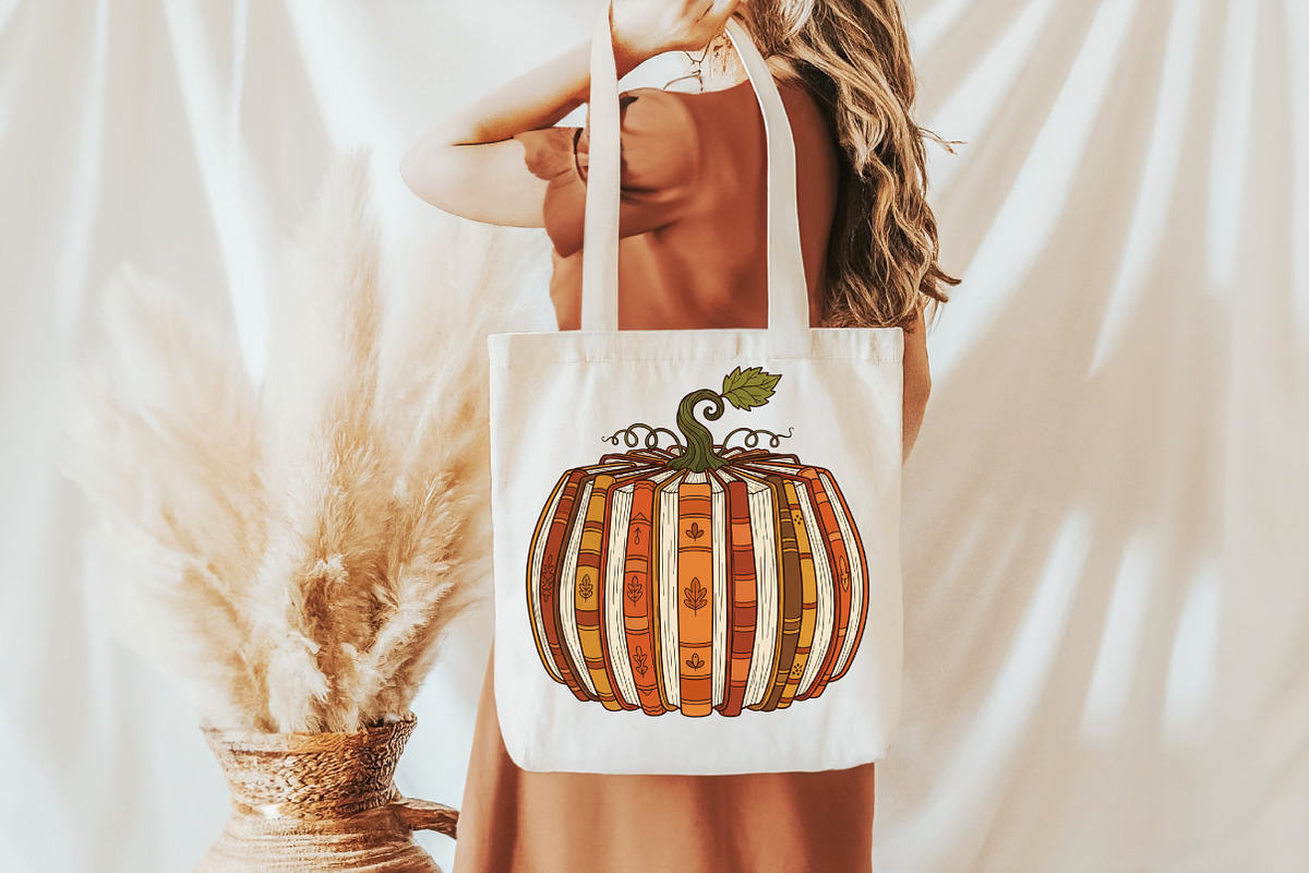Fall Book Pumpkin Halloween Teacher, an Illustration by Libby Wishes (Photo 3 of 6)