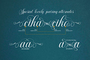 Khatija Calligraphy, a Script Font by Ridha-38.lineart (Thumbnail 3 of 15)