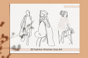 Women Fashion Art. Fashion Vector