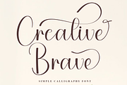 Creative Brave, a Handwritten Font by FreshTypeINK (Thumbnail 1 of 8)