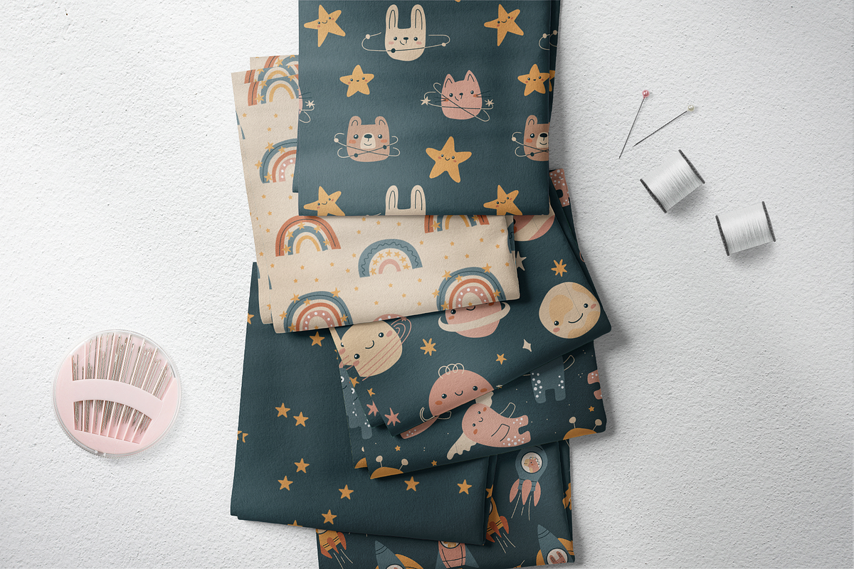 Space adventure. Clipart for kids, an Animal Illustration by RinaKustova (Photo 16 of 19)