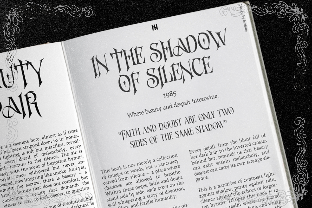 Dreadglyph – Metal Horror Typeface, a Serif Font by Inviline.co (Photo 15 of 17)