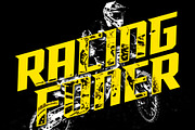 Racing Foner Regular Font Series, a Font by Multype Studio (Thumbnail 5 of 9)