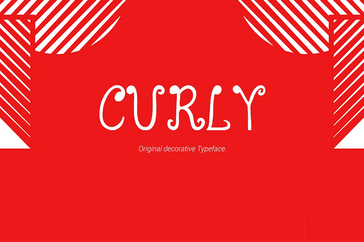 Curly Typeface Fonts
