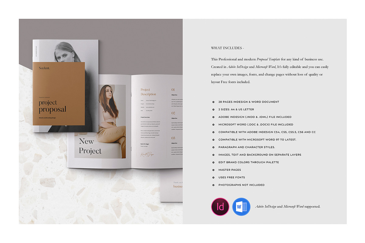 Soylent - Creative Proposal, a Brochure Template by GraphicsEgg (Photo 2 of 6)