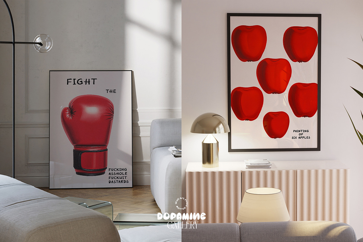 Dopamine Gallery – 100 Poster Bundle, a Graphic by Wall Art Print Studio (Photo 50 of 55)