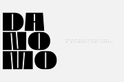 MBF Danomo, a Sans Serif Font by MoonBandit (Thumbnail 1 of 6)