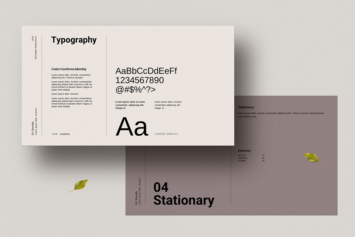 Brand Guidelines Presentation, a Presentation Template by Dream-Lab (Photo 8 of 12)