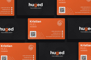 Technology Business Card Template, a Business Card Template by E-Type