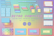 Streaming: Retro Computer Aesthetic, a Social Media Template by Liseno Designs (Thumbnail 1 of 10)