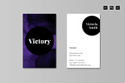 VICTORY Business Card Template, a Business Card Template by Nectarine (Thumbnail 9 of 9)