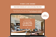 Realtor Kyrie Website Template Canva, a Websites & App Template by Eden Origin Studio (Thumbnail 2 of 11)