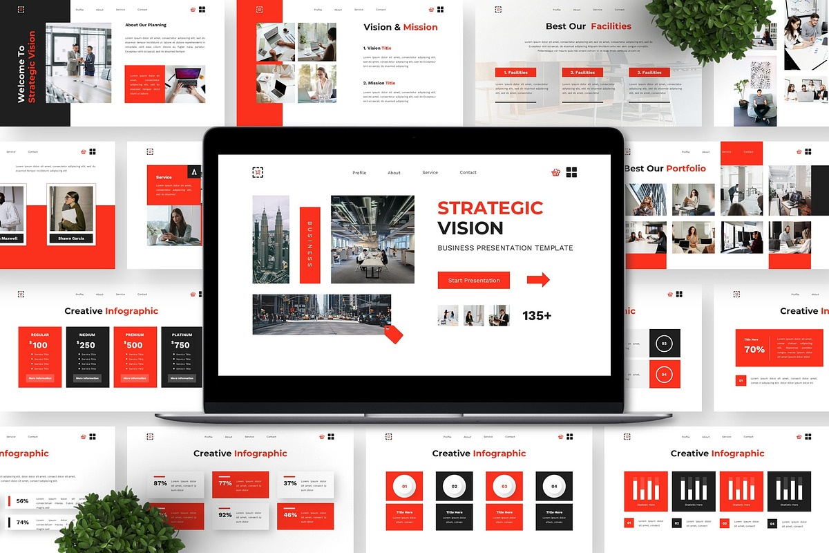Strategic Vision - Business GSL, a Presentation Template by Deepslide Studio (Photo 6 of 6)