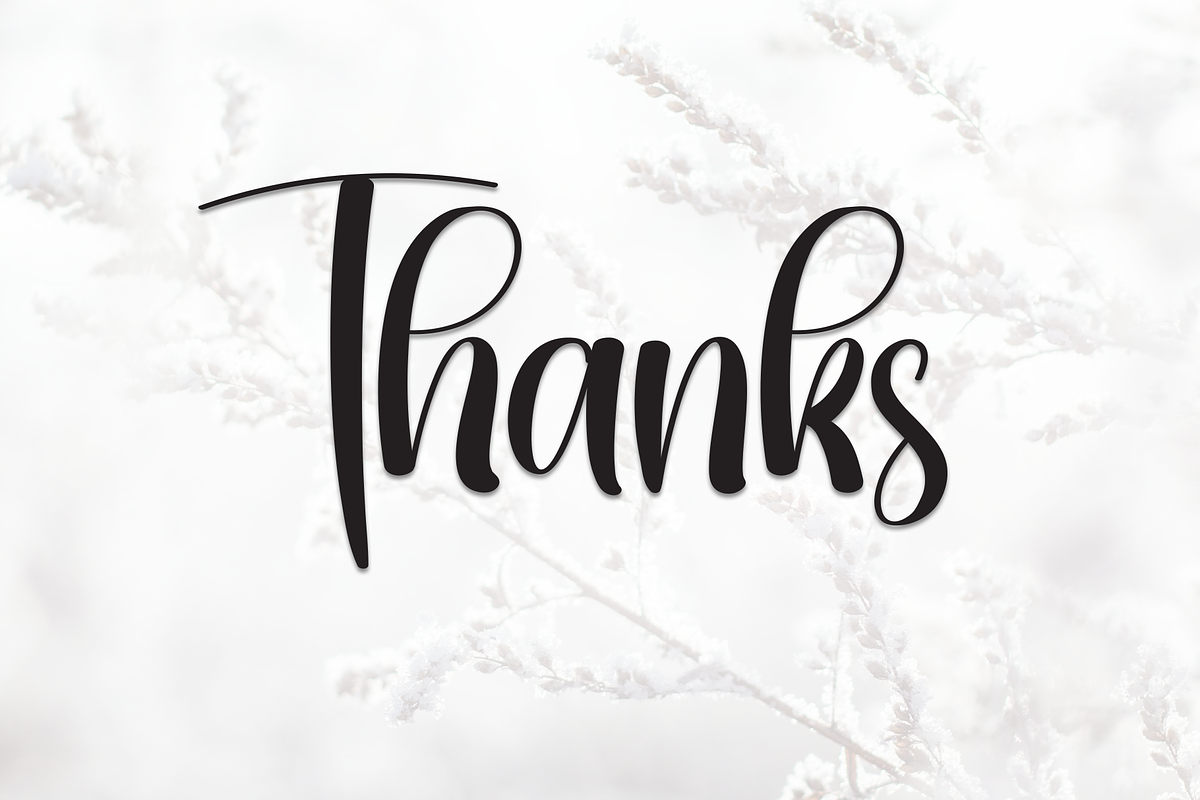 Winterday | Script Font, a Handwritten Font by Scratchones (Photo 9 of 9)