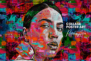 Collage Poster Art Photoshop Action, an Action Add-On by MRI STUDIO (Thumbnail 1 of 8)