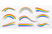 Rainbow effect isolated on | Object Illustrations ~ Creative Market