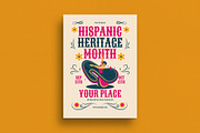 Modern Hispanic Heritage Month Flyer, a Flyer Template by VectorVactory (Thumbnail 1 of 3)