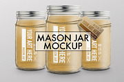 Mason Jar Mockup, a Product Mockup by Ember Co. (Thumbnail 1 of 5)