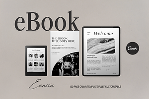 E U N O I A | eBook Canva Template, a Templates & Theme by Hayes Edit Studio