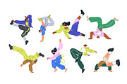 People dancing breakdance set, a Person Illustration by Good Studio (Thumbnail 2 of 5)