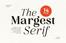 Margest - Modern Serif (14 FONTS)