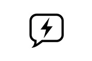 Power Message Alert Silhouettes, a Graphic by hafijul (Thumbnail 3 of 11)