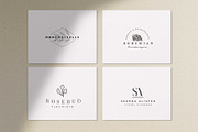 Floral logo templates, a Branding & Logo Template by Nues Design (Thumbnail 9 of 17)