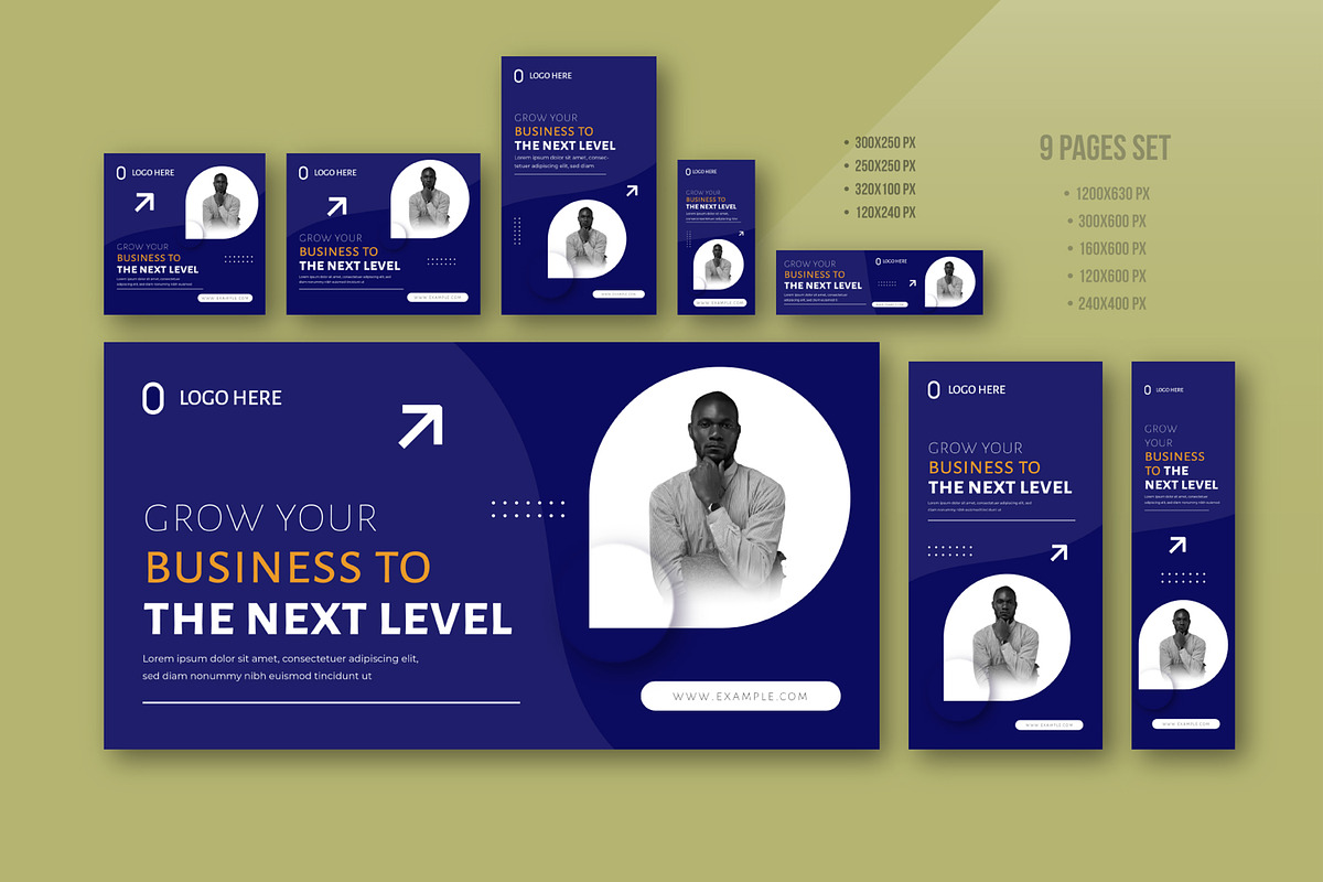 Creative Business Web Banner Design, an UI Kit Template by MightyDesign (Photo 1 of 6)