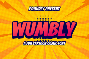 Wumbly - Comic Cartoon Font