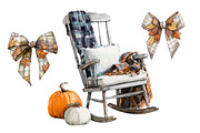 Whimsical Thanksgiving Clipart, an Illustration by Designworld (Thumbnail 5 of 6)