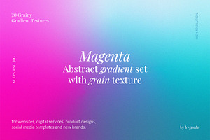 20 Magenta Gradients Set