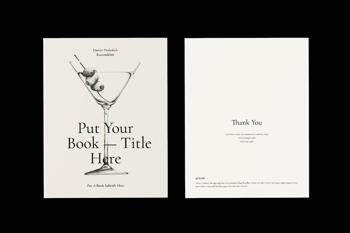 Book Title Layout Design Template, a Brochure Template by ArtisanaAura (Photo 18 of 21)