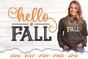 Hello Fall SVG, a Graphic by Cloud9DesignSVG (Thumbnail 2 of 5)