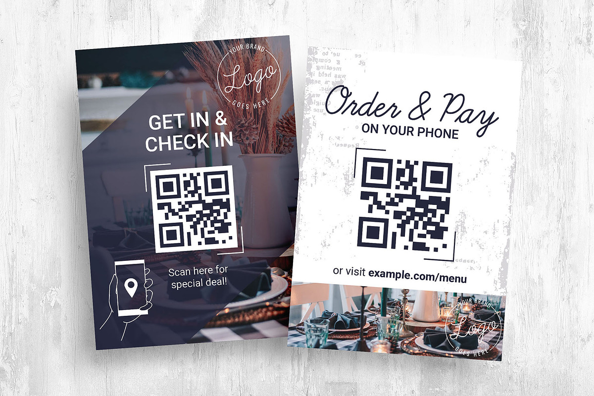 QR Code Flyer Templates Vol.3, a Flyer Template by BrandPacks ...